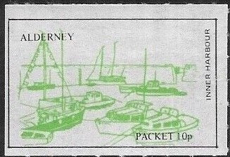 Stamp, Inner Harbour, Alderney,  , Sailing Ships, Ships
