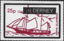 Stamp, Ships, Alderney,  , Ships