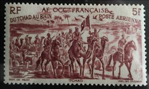 Stamp, Tchad au Rhin, French Colonies,  