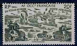 Stamp, Tchad au Rhin, French Colonies,  