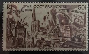 Stamp, Tchad au Rhin, French Colonies,  