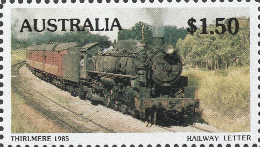 Thirlmere Railway Stamps 1985