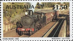 Stamp, Thirlmere Railway Stamps 1985, Australia,  , Locomotives, Railways, Steam Traction