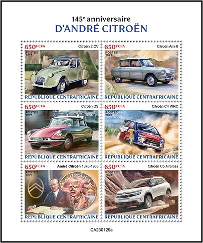 145th Anniversary of the Birth of Andre Citroën