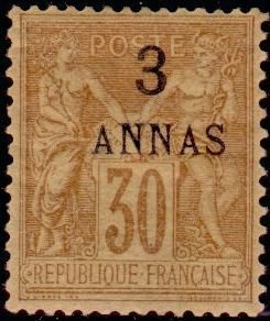 Stamp, Type Sage, French Colonies,  