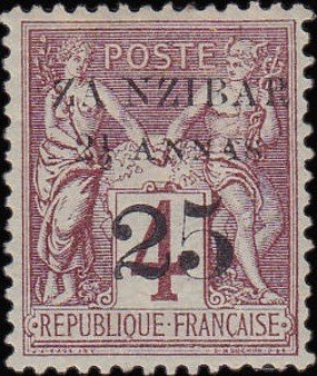 Stamp, Type Sage, French Colonies,  