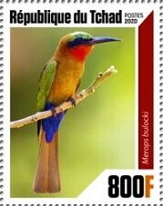 Stamp, Bee Eaters, Chad,  , Animals (Fauna), Birds