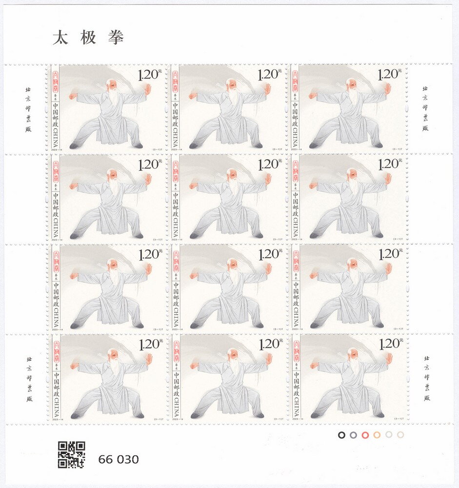Old Man in Tai Chi Position