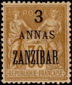 Stamp, Type Sage, French Colonies,  
