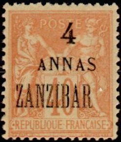 Stamp, Type Sage, French Colonies,  