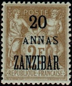 Stamp, Type Sage, French Colonies,  