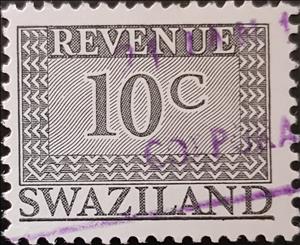 Stamp, Revenue, Eswatini (Swaziland),  , Numbers