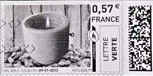 Stamp, Candle, France,  , Lamps and Candles