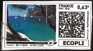 Stamp, Coast, France,  , Coastal Areas, Landscapes