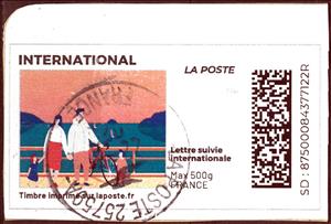 Stamp, Family, France,  , Families, People