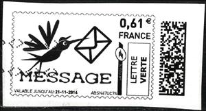Stamp, Message, France,  , Letters (Mail)