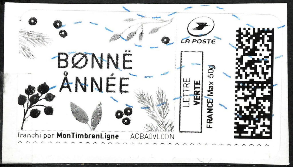 Pretty Happy New Year. Bonne Annee