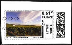 Stamp, Vineyard, France,  , Landscapes, Viticulture