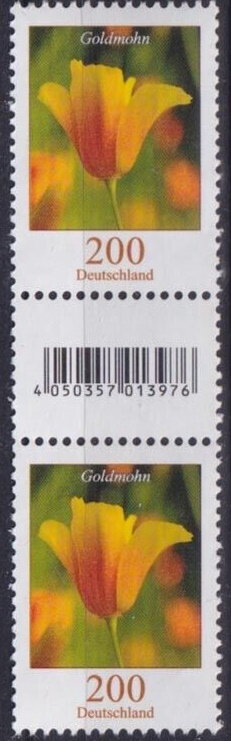 Gutter Pairs, California Poppy (Eschscholzia californica), Germany, Federal Republic,  , Flowers, Plants (Flora)