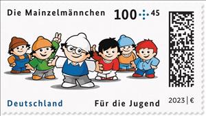 Stamp, Mainzelmännchen, Germany, Federal Republic,  , Cartoons, Comics