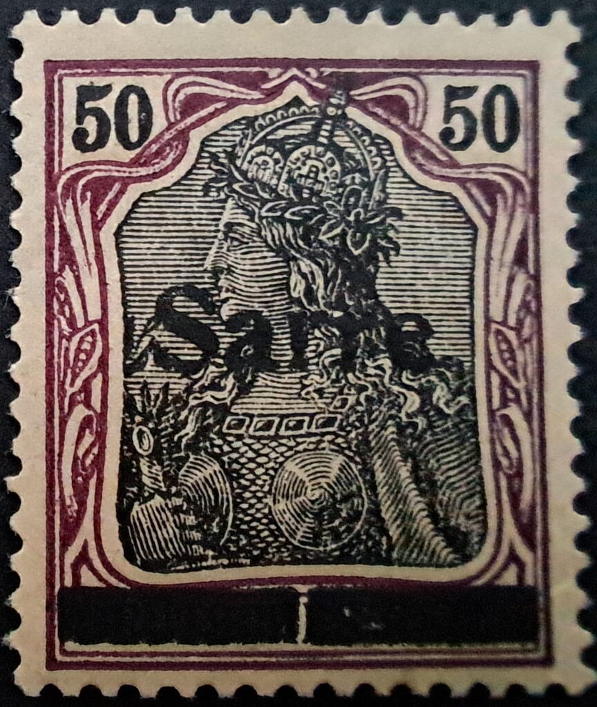 Germania, overprint 'Sarre'