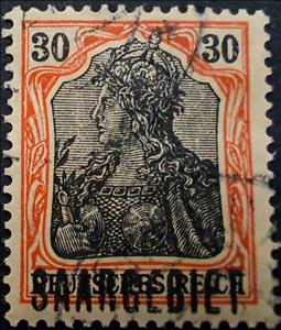Stamp, Germania, overprinted SAARGEBIET, Germany, Saarland,  , Crowns and Coronets, Women