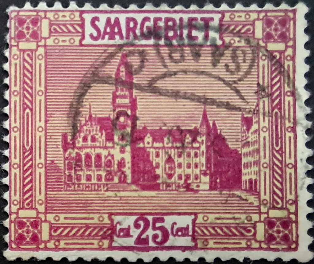 Town Hall, Saarbrucken / French currency