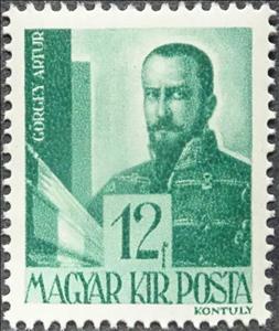 Stamp, Artúr Görgey (1818-1916) Honvéd general, Hungary,  , Famous People, Freedom Fighters, Generals, Military Officers