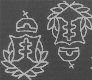 Stamp, Crown of St. Stephen, Hungary,  , Crowns and Coronets