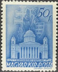 Stamp, Esztergom Cathedral, Hungary,  , Churches - Cathedrals - Basilicas - Chapels