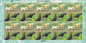 Full Pane, Domestic animals, Indonesia,  , Animals (Fauna), Birds, Dogs, Mammals, Poultry, Roosters and Chickens