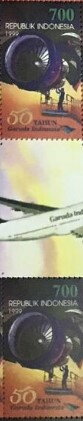 Gutter Pairs, Garuda Indonesia State Airline, Indonesia,  , Aircraft, Airlines, Anniversaries and Jubilees, Aviation