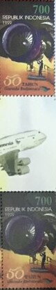 Gutter Pairs, Garuda Indonesia State Airline, Indonesia,  , Aircraft, Airlines, Anniversaries and Jubilees, Aviation