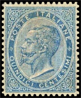 King Victor Emanuel II by an oval