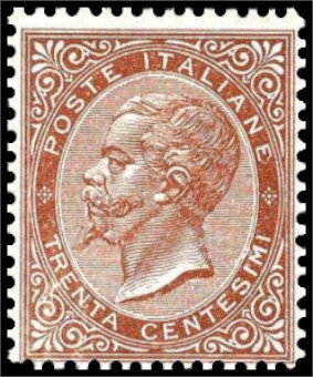 King Victor Emanuel II by an oval