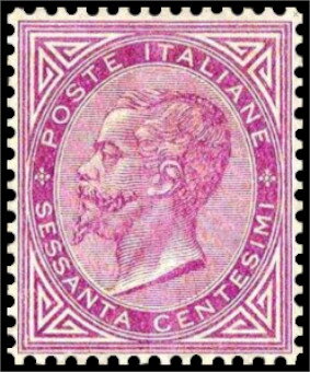 King Victor Emanuel II by an oval