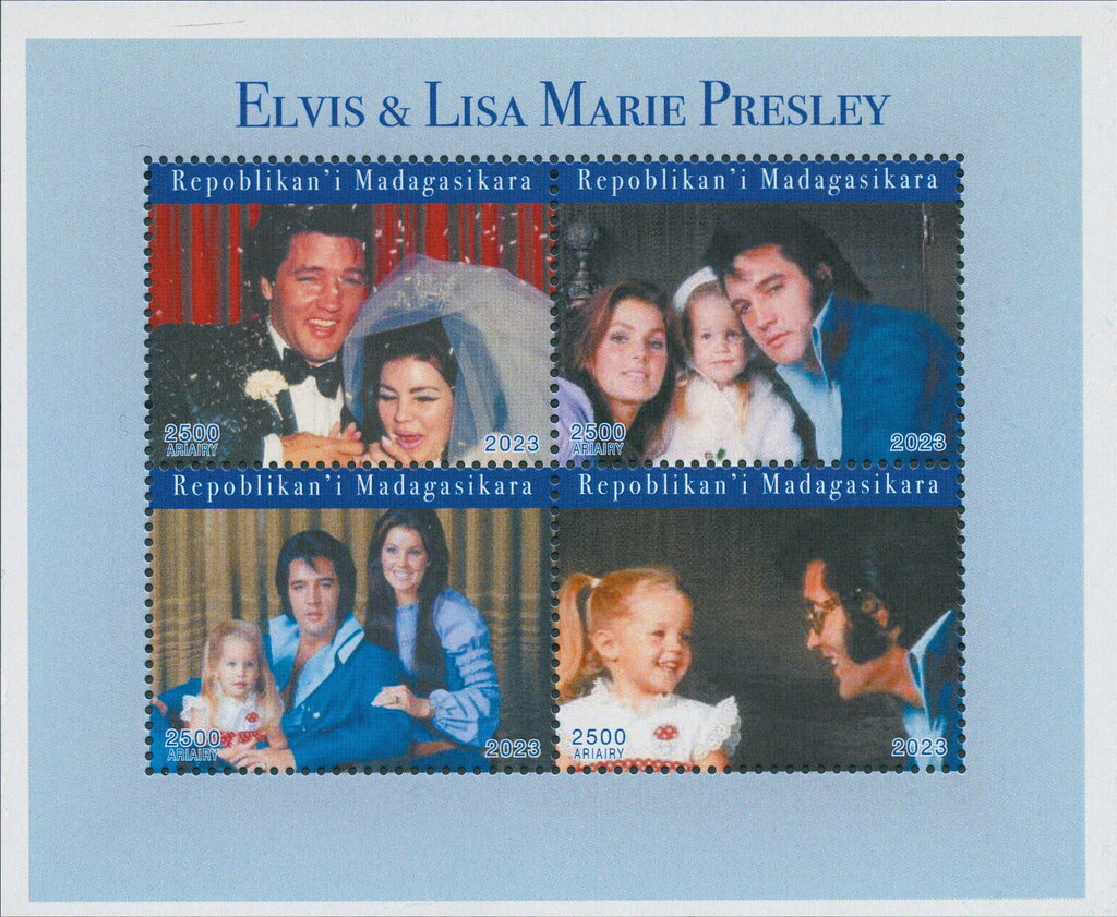 Elvis and Lisa Marie Presley