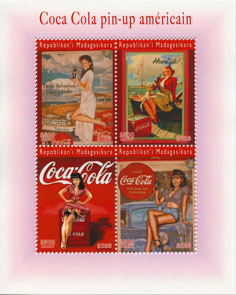 Pin Up American Girls and Coca Cola