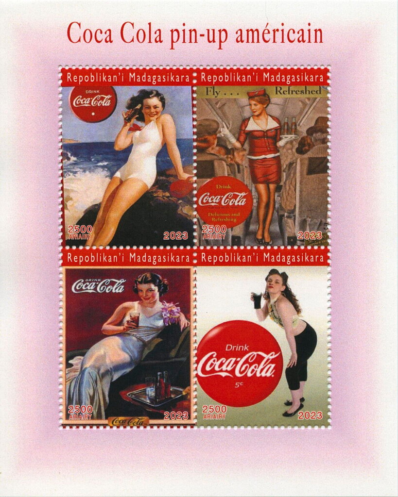 Pin Up American Girls and Coca Cola