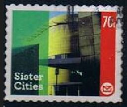 Stamp, Wellington and Sakai Japan Sister Cities, New Zealand,  , Museums, Tourism