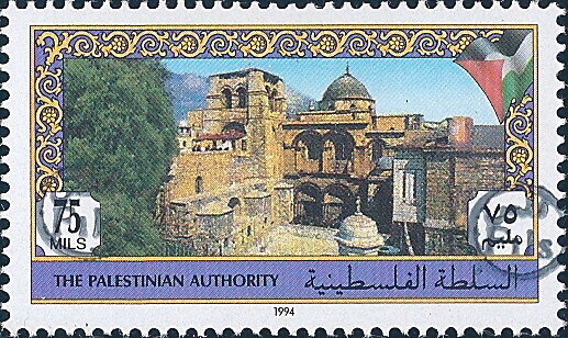 Church of the Holy Sepulchre - overprinted