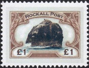 Stamp, Rockall Post, Scotland,  , Charity, Islands, Rocks