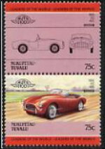 Se-tenant, 1960 A.c. Ace, Tuvalu, Nukufetau,  , Cars, Vehicles