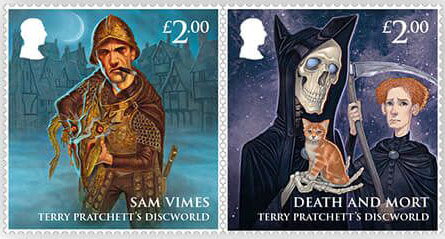 Se-tenant, Sam Vimes/Death and Mort, United Kingdom of Great Britain & Northern Ireland,  , Literature