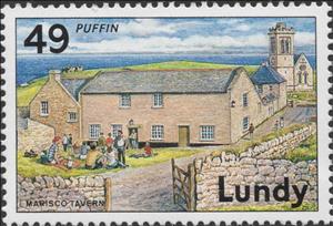 Stamp, Discover Lundy, Marisco Tavern, United Kingdom of Great Britain & Northern Ireland,  , Buildings, Islands