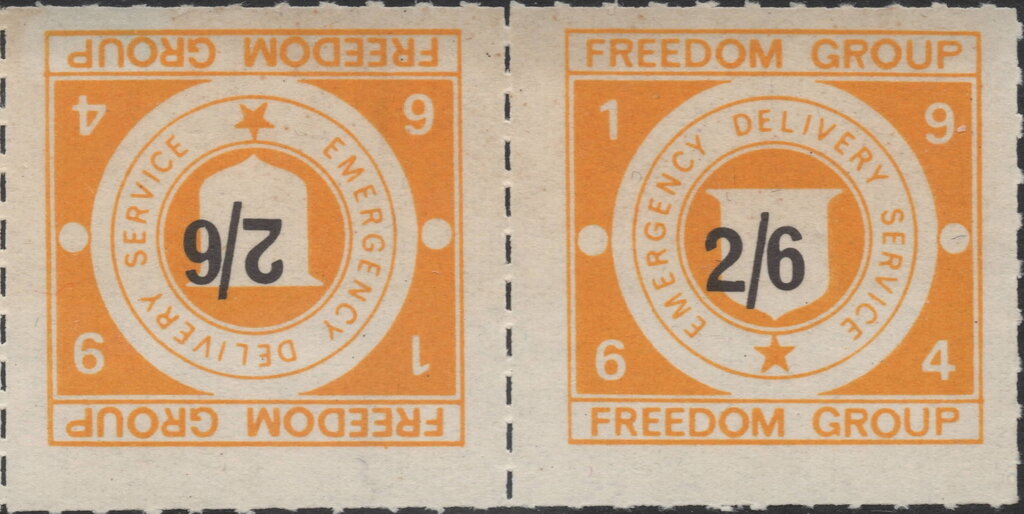 Freedom Group, Emergency Delivery Service, Tête-bêche pair