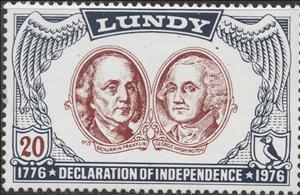Stamp, U.S.A. Bi-Centennial, United Kingdom of Great Britain & Northern Ireland,  , Anniversaries and Jubilees