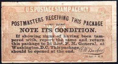 Postmasters Receiving This Package... - Barber signature