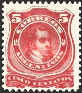 Stamp, Bernardino Rivadavia (1780-1845), Argentina,  , Famous People, Heads of State, Men, Politicians