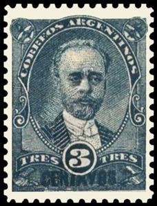 Stamp, Miguel Ángel Juárez Celman (1844-1909), Argentina,  , Famous People, Men, Politicians